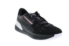 Puma Clyde Hardwood Metallic Mens Black Leather Athletic  display picture 2