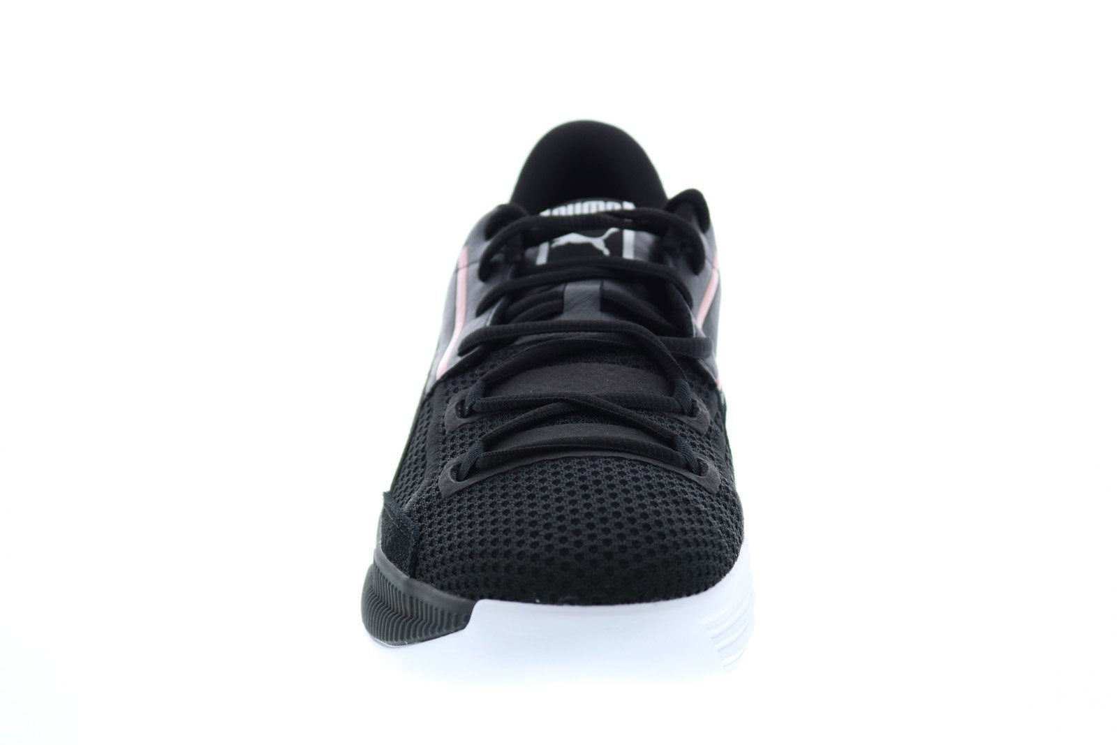 Puma Clyde Hardwood Metallic Mens Black Leather Athletic 
