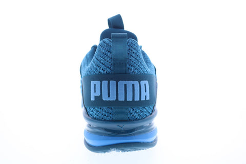 Puma Axelion Ultra 19413403 Mens Blue Canvas Lace Up Low Top Sneakers Shoes