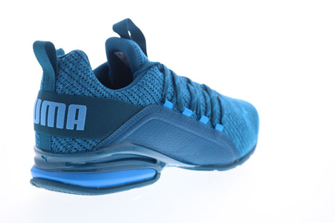 Puma Axelion Ultra 19413403 Mens Blue Canvas Lace Up Low Top Sneakers Shoes