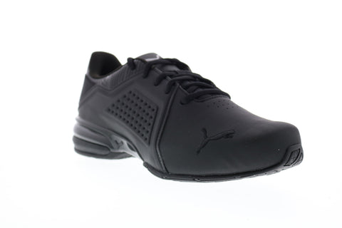 Puma Viz Runner Graphic Mens Black Synthetic Athletic Running Shoes