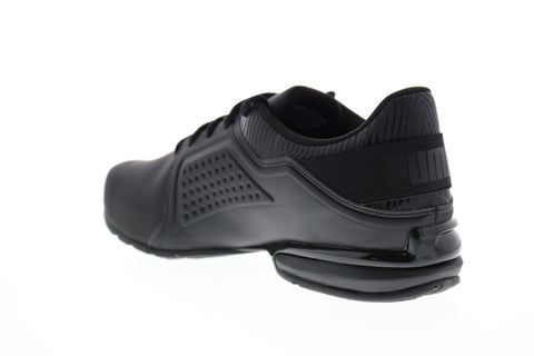 Puma Viz Runner Graphic Mens Black Synthetic Athletic Running Shoes
