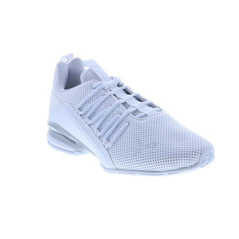 Puma Axelion Perf Wide 19431901 Mens White Wide Athletic Running Shoes