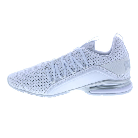 Puma Axelion Perf Wide 19431901 Mens White Wide Athletic Running Shoes