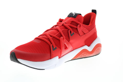 Puma Cell Fraction 19436103 Mens Red Mesh Lace Up Lifestyle Sneakers Shoes