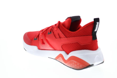 Puma Cell Fraction 19436103 Mens Red Mesh Lace Up Lifestyle Sneakers Shoes