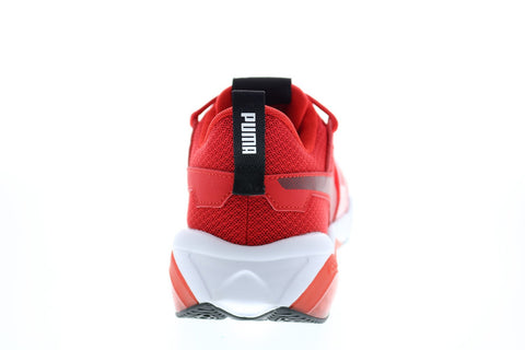 Puma Cell Fraction 19436103 Mens Red Mesh Lace Up Lifestyle Sneakers Shoes