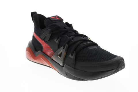 Puma Cell Fraction 19436104 Mens Black Mesh Lace Up Lifestyle Sneakers Shoes