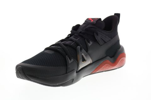 Puma Cell Fraction 19436104 Mens Black Mesh Lace Up Lifestyle Sneakers Shoes