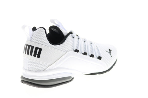 Puma Axelion LS 19438407 Mens White Mesh Cross Training Athletic Shoes