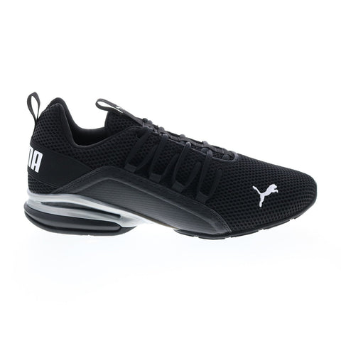 Puma Axelion LS 19438411 Mens Black Canvas Lace Up Athletic Running Shoes