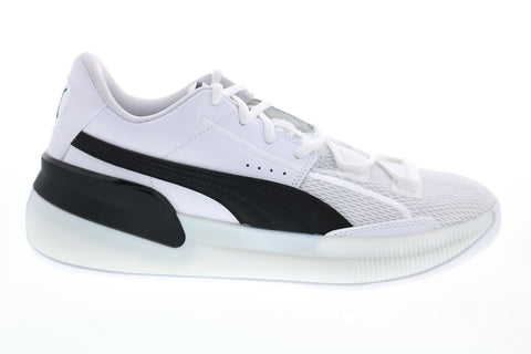 Puma Clyde Hardwood Team 19445401 Mens White Athletic Basketball Shoes