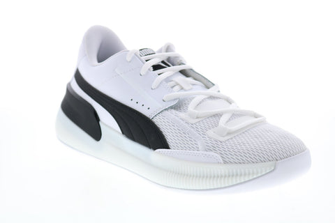 Puma Clyde Hardwood Team 19445401 Mens White Athletic Basketball Shoes