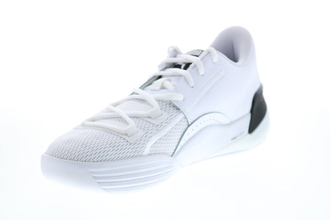 Puma Clyde Hardwood Team 19445401 Mens White Athletic Basketball Shoes