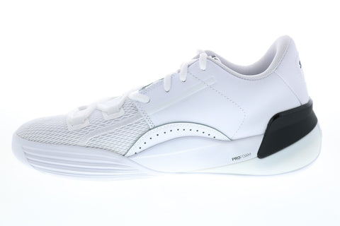 Puma Clyde Hardwood Team 19445401 Mens White Athletic Basketball Shoes
