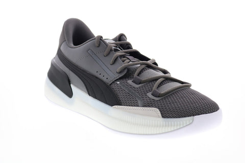 Puma Clyde Hardwood Team 19445403 Mens Black Athletic Basketball Shoes