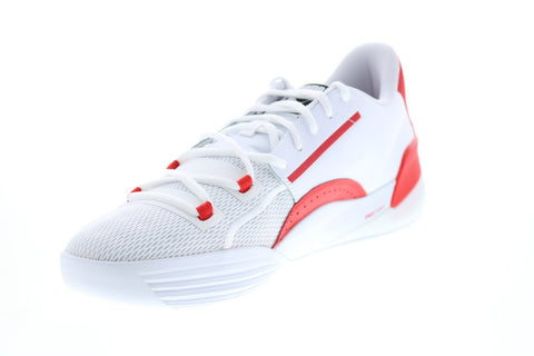 Puma Clyde Hardwood Team 19445404 Mens White Athletic Basketball Shoes