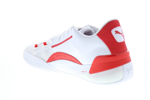 Puma Clyde Hardwood Team 19445404 Mens White Athletic Basketball Shoes