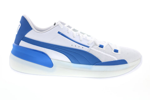 Puma Clyde Hardwood Team 19445405 Mens White Athletic Basketball Shoes