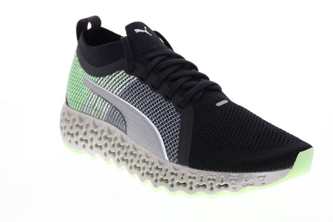 Puma Calibrate Runner 19450202 Mens Black Canvas Lifestyle Sneakers Shoes