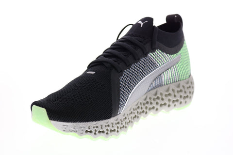 Puma Calibrate Runner 19450202 Mens Black Canvas Lifestyle Sneakers Shoes