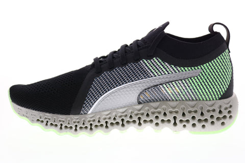 Puma Calibrate Runner 19450202 Mens Black Canvas Lifestyle Sneakers Shoes