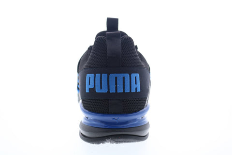 Puma Axelion Cyclone 19451601 Mens Black Mesh Lace Up Low Top Sneakers Shoes