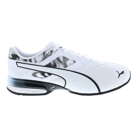 Puma Tazon 6 Cyclone 19451701 Mens White Canvas Athletic Running Shoes