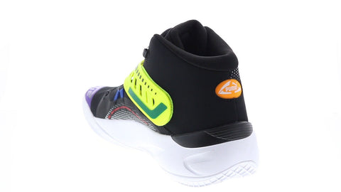 Puma Disc Rebirth 19481202 Mens Black Yellow Synthetic Athletic Basketball Shoes