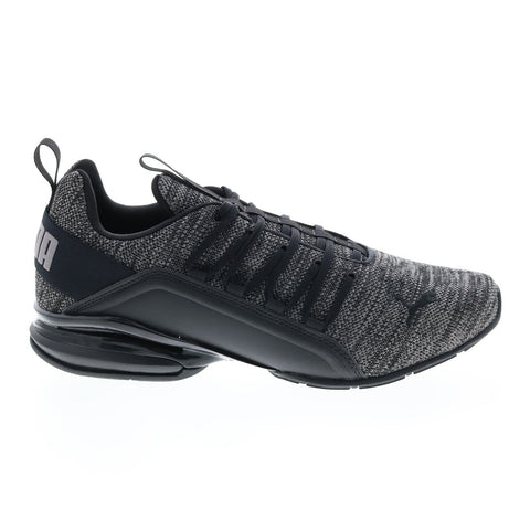 Puma Axelion Multi 19494701 Mens Black Canvas Athletic Running Shoes