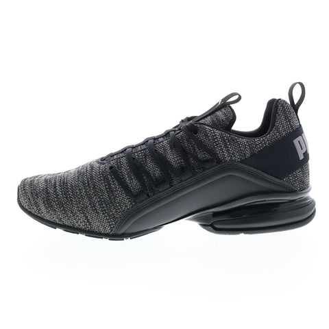 Puma Axelion Multi 19494701 Mens Black Canvas Athletic Running Shoes
