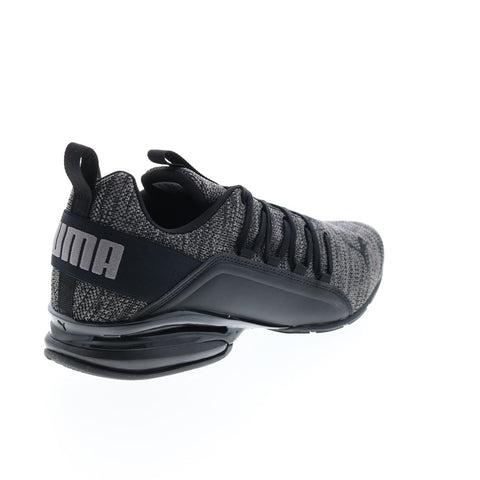 Puma Axelion Multi 19494701 Mens Black Canvas Athletic Running Shoes
