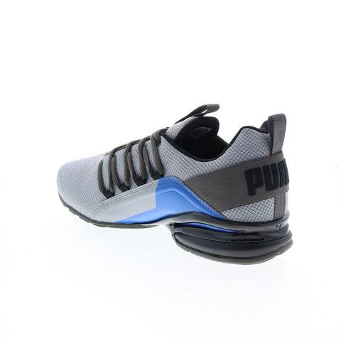 Puma Axelion Break 19497903 Mens Gray Canvas Athletic Running Shoes
