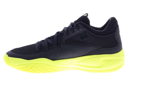 Puma Court Rider Basketball 19506403 Mens Black Synthetic Low Top Athletic Shoes