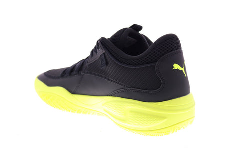 Puma Court Rider Basketball 19506403 Mens Black Synthetic Low Top Athletic Shoes