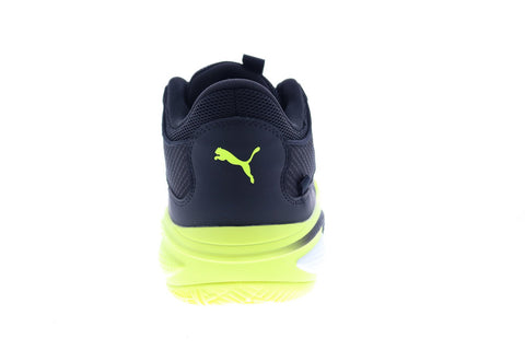 Puma Court Rider Basketball 19506403 Mens Black Synthetic Low Top Athletic Shoes
