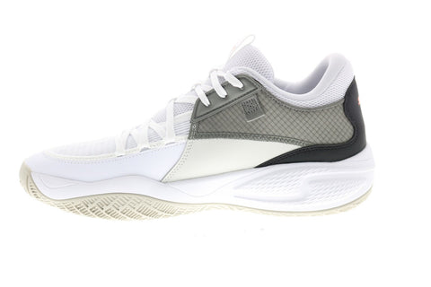Puma Court Rider Basketball 19506404 Mens White Synthetic Low Top Athletic Shoes