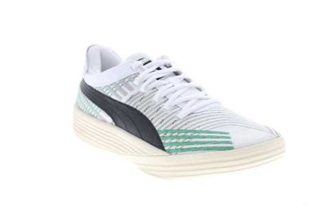 Puma Clyde All-Pro Coast 2 Coast Basketball Mens White Canvas Athletic Shoes