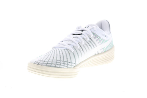 Puma Clyde All-Pro Coast 2 Coast Basketball Mens White Canvas Athletic Shoes