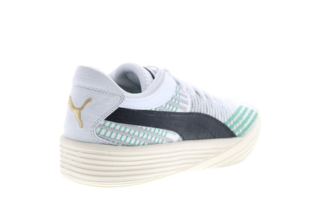 Puma Clyde All-Pro Coast 2 Coast Basketball Mens White Canvas Athletic Shoes