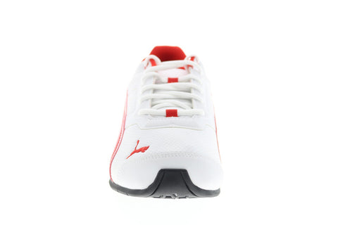 Puma Tazon 7 19520801 Mens White Leather Lifestyle Sneakers Shoes