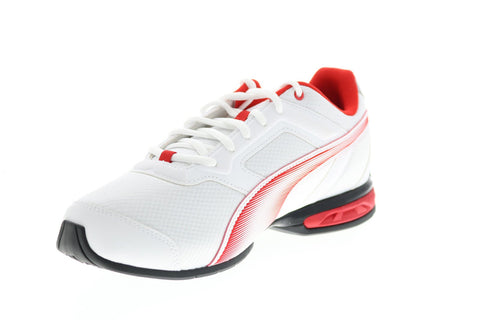 Puma Tazon 7 19520801 Mens White Leather Lifestyle Sneakers Shoes