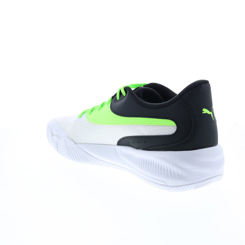 Puma Triple 19521710 Mens White Synthetic Lace Up Athletic Basketball Shoes