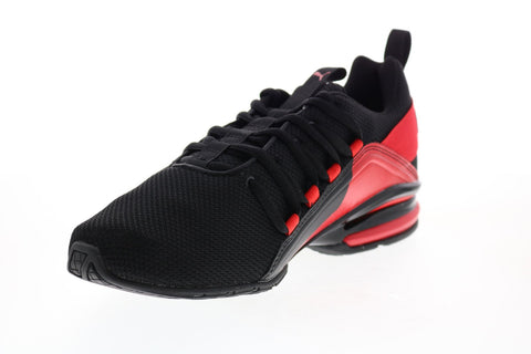 Puma Axelion Break 19549101 Mens Black Wide Mesh Athletic Running Shoes