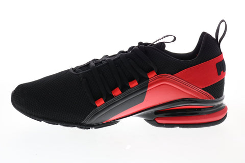Puma Axelion Break 19549101 Mens Black Wide Mesh Athletic Running Shoes