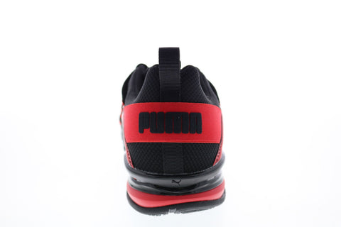 Puma Axelion Break 19549101 Mens Black Wide Mesh Athletic Running Shoes