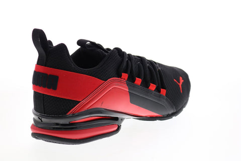 Puma Axelion Break 19549101 Mens Black Wide Mesh Athletic Running Shoes