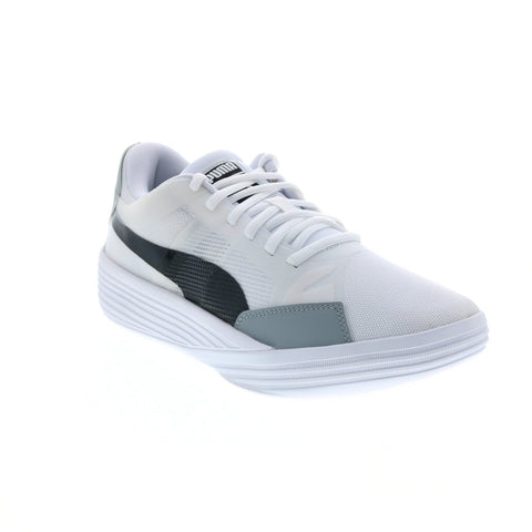 Puma Clyde All-Pro Team 19550902 Mens White Athletic Basketball Shoes