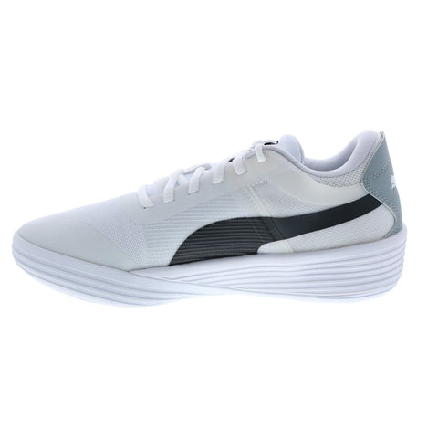 Puma Clyde All-Pro Team 19550902 Mens White Athletic Basketball Shoes