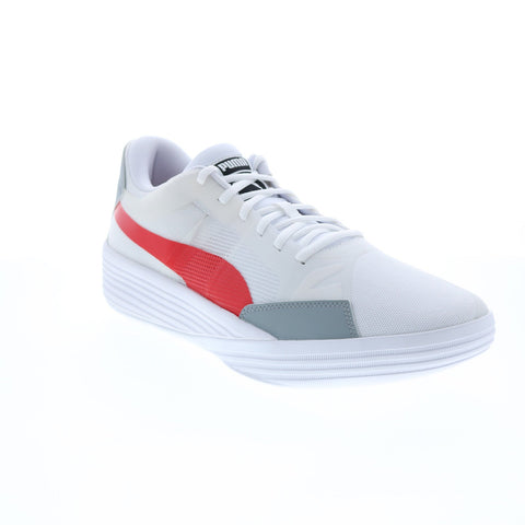 Puma Clyde All-Pro Team 19550904 Mens White Synthetic Basketball Athletic Shoes
